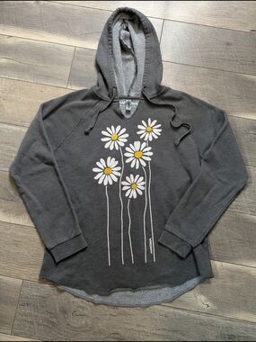 Marushka Daisy Pullover Hoodie Charcoal
